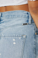 HIGH RISE SLIM STRAIGHT JEANS-KC8708M
