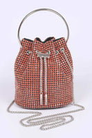 Oversize Rhinestone Iconic Bucket Bag