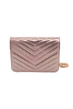 CHEVRON CROSSBODY BAG